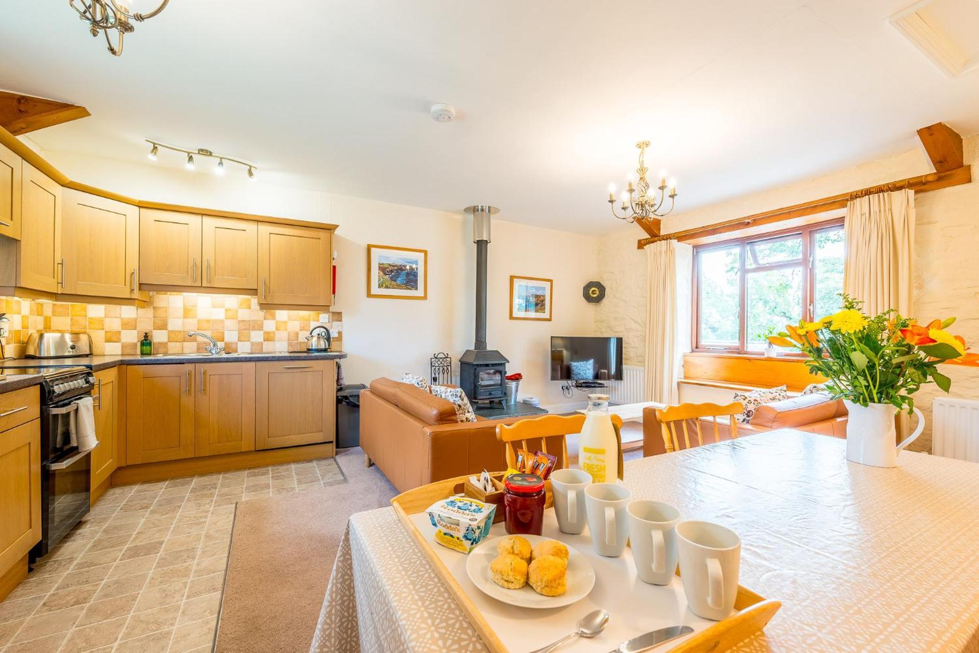 Villa Cargurra Farm Boscastle Esterno foto
